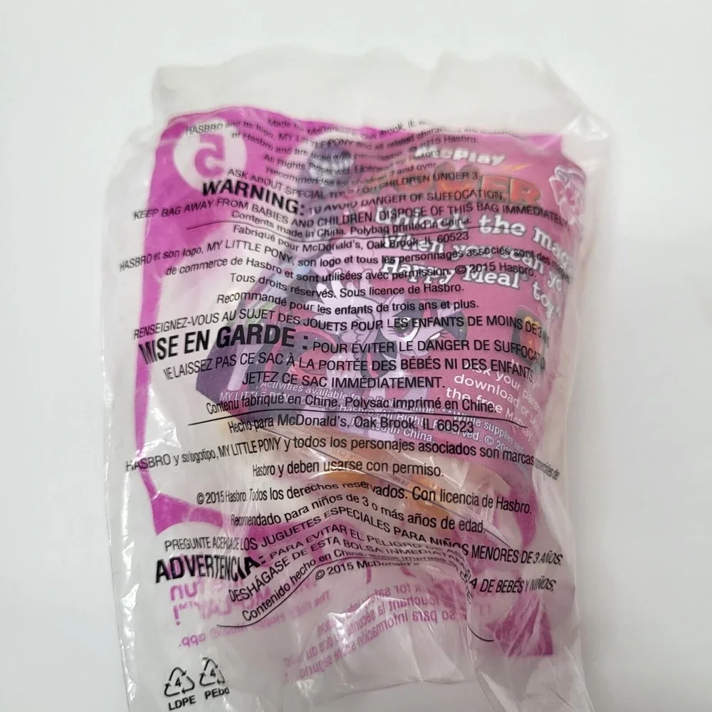 My Little Pony AppleJack #5 McDonald's Happy Meal Toy 2015‎ NIP Kids Collectible